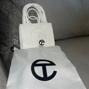 White Telfar Mini Bag